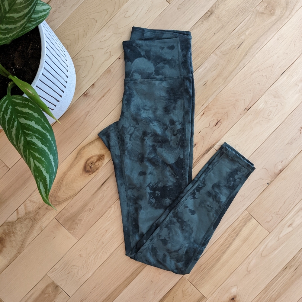 Athleta camo-ish leggings, XS